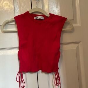 Zara Vibrant Hot pink (looks red in this photo) Tank Top